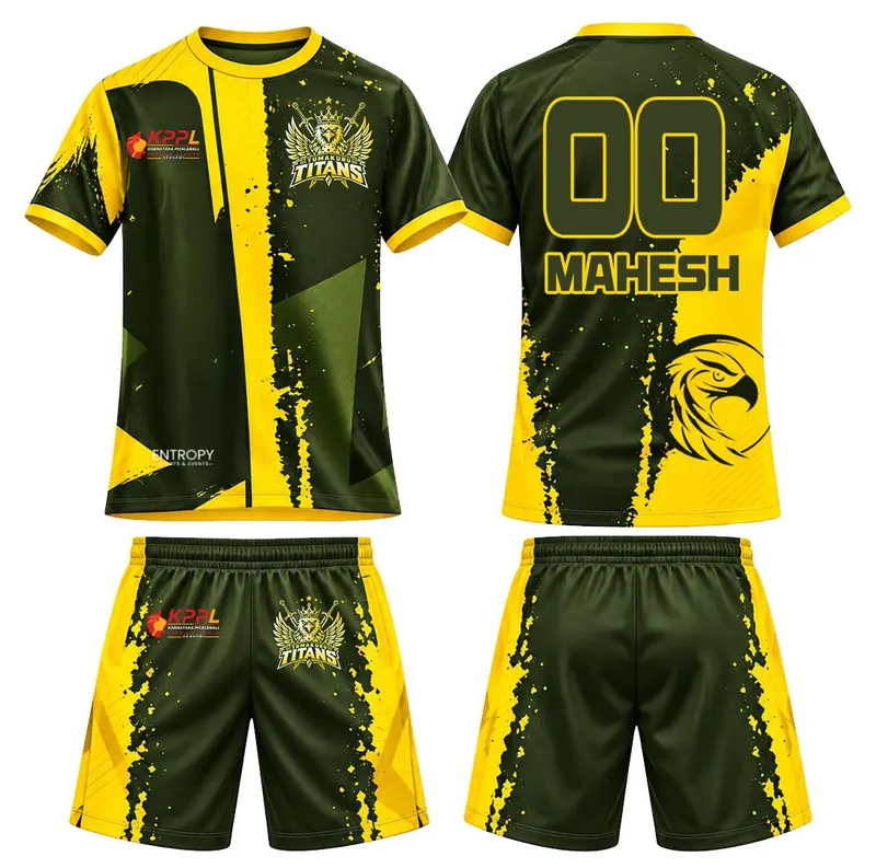 Option 3: green and gold splash jersey with eagle on the back